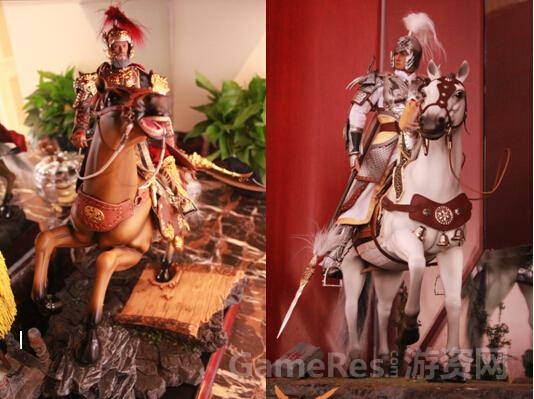 图十二：高度还原的三国英雄的手办，嘶鸣的战马、染血的长枪，仿佛在放言“王侯将相宁.jpg