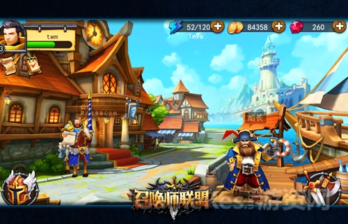 图4：卡渲风格主城，媲美pc端游视觉效果.jpg