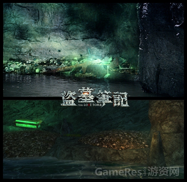 图12：《盗墓笔记S》季播剧及融合性3D动作手游的场景统一度对比.jpg