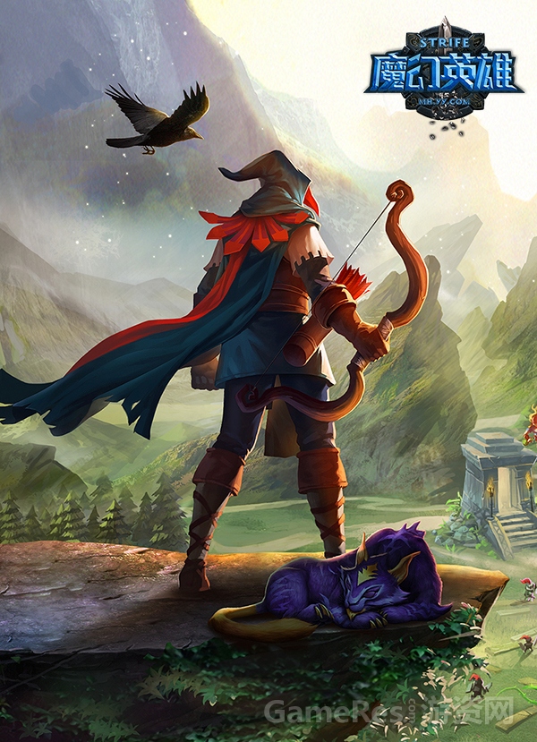 图3 《魔幻英雄》英雄原画 银月黑鸦洛克.jpg