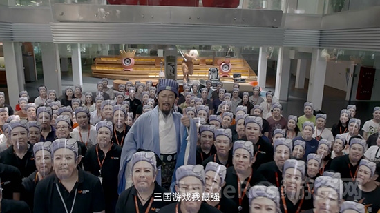 图片6：唐国强为《横扫千军》拍摄的广告视频截图.jpg