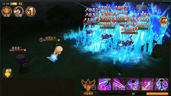 图5：《魔灵幻想》冰雪女王冰封技能展示.jpg