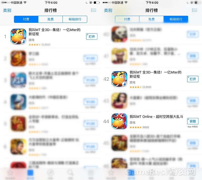 图1 《我叫MT 全3D》开测火爆，迅速登顶IOS付费榜.jpg