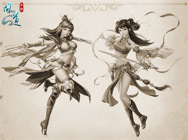 图4：《问道》手游木女&水女.jpg