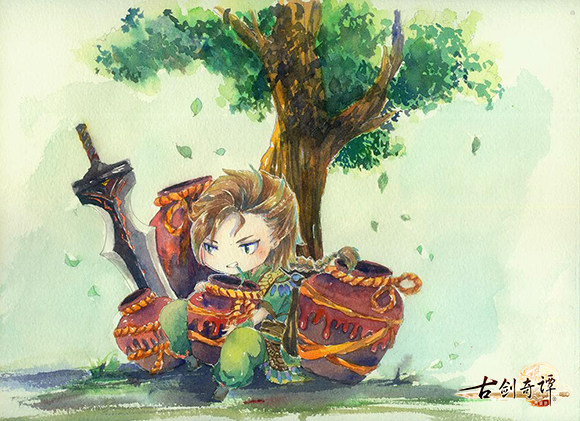 图4 《古剑奇谭网络版》玩家“啊窝Sherlocked”玩家作品.jpg