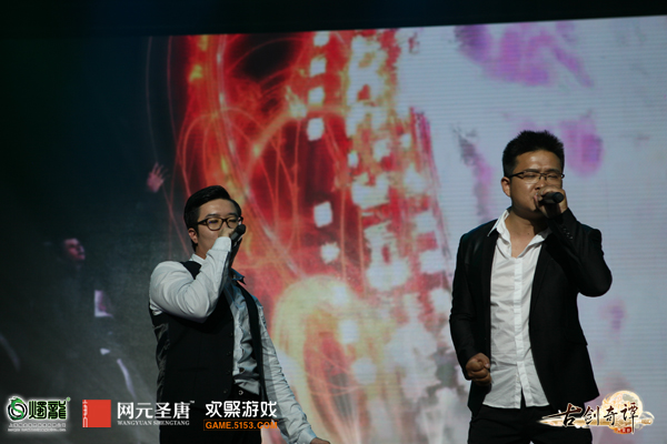 图12  “满汉全席”人气男神团演唱古剑OL门派群像曲《承剑》.JPG