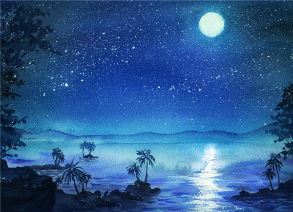 图7 《浪舞白沙·夜》——阿窝作品.jpg