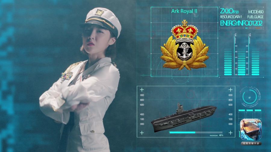 图2-龙珠花旦化身《战舰荣耀》舰娘指挥官.jpg