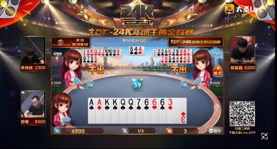 TDT-24K斗地主黄金联赛首轮半决赛精彩落幕 邱闯舒泰谈晋级之路986.png.png