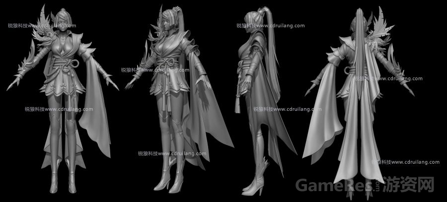 2.3.1 次世代角色制作_写实_国风_冰川02.jpg