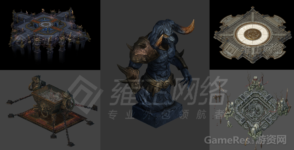 场景作品
