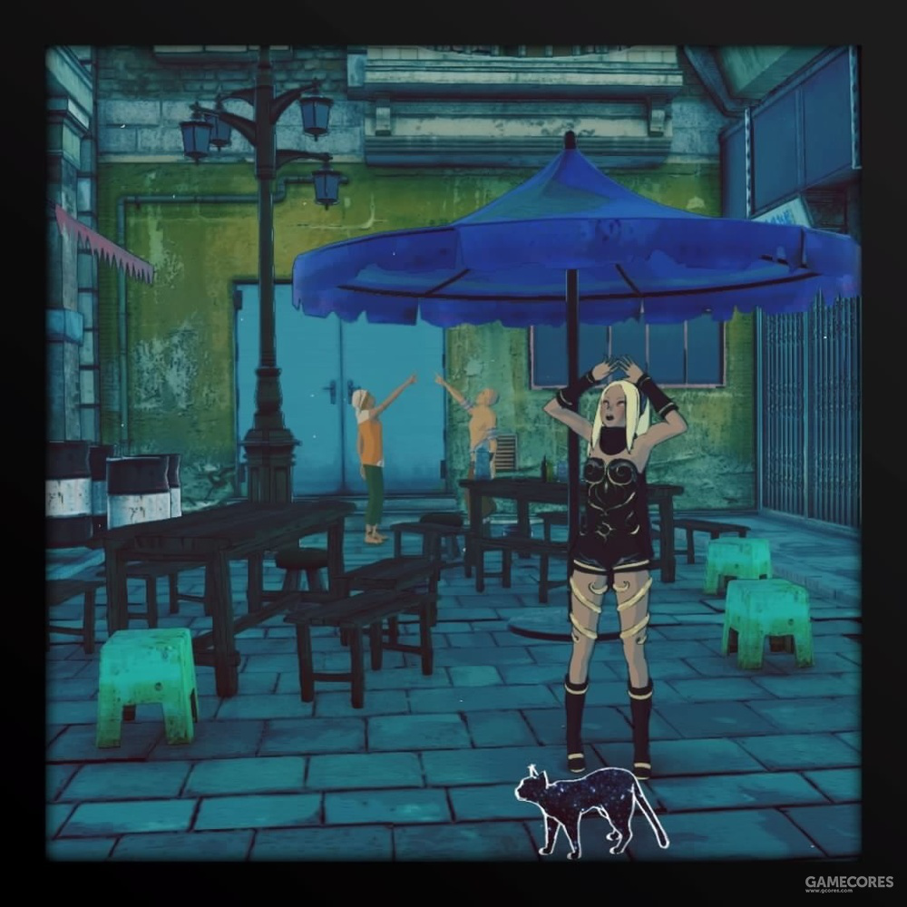 一名金色头发巧克力肤色的裸露少女4894.png