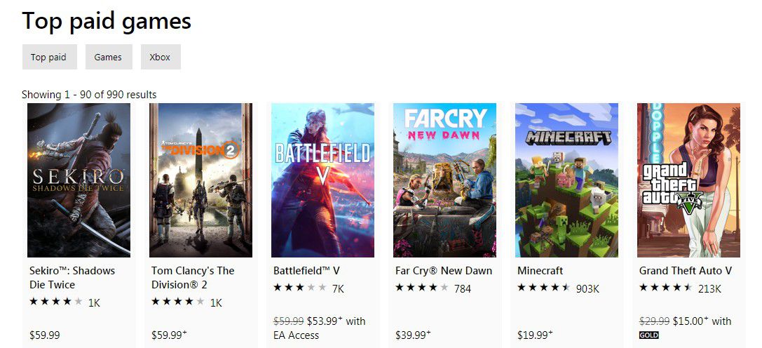 《只狼》表现爆表 登顶多地区Xbox付费游戏排行榜