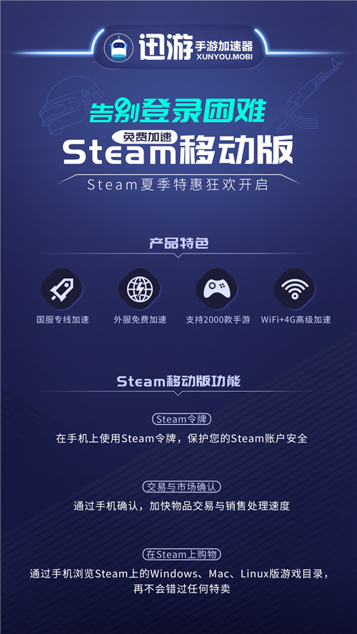 免費獲得Steam夏促遊戲的新姿勢 迅遊手遊加速器幫你買單