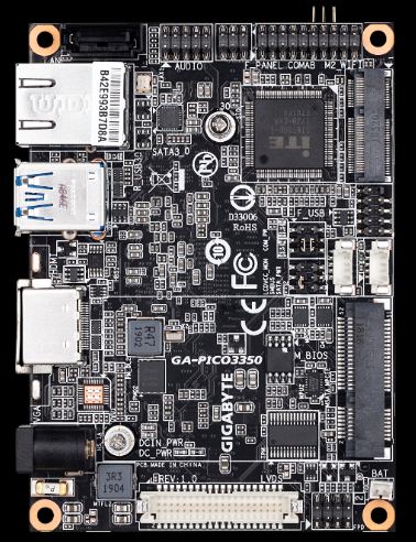 技嘉推出新一代PICO-ITX主機板GA-PICO3350