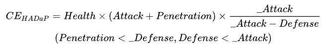 談談戰鬥力【二】——暴擊、穿透與減法公式