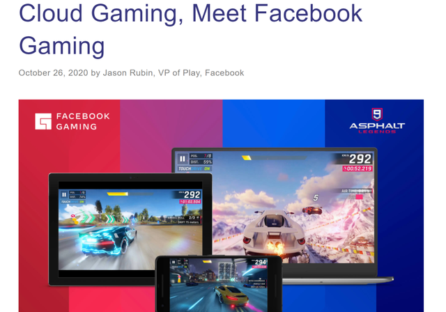 Facebook将推免费云游戏平台 首发5款游戏含《狂野飙车9：竞速传奇》