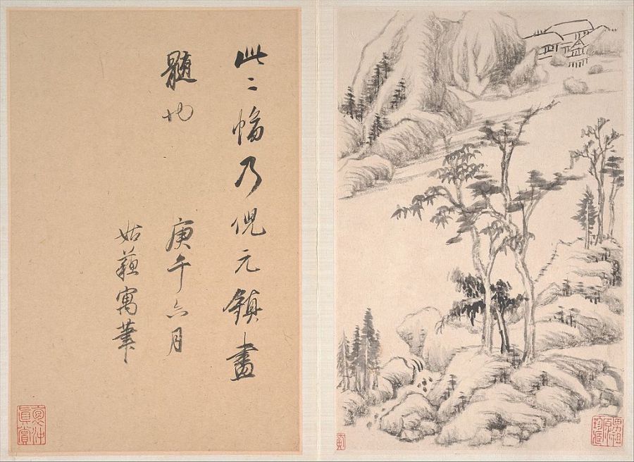 我们分析了1400年间的中国山水画，找出了画面留白的秘密