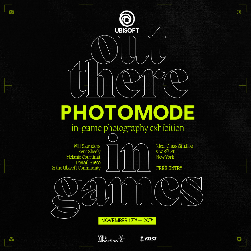 育碧举办Photomode: Out There in Games游戏内摄影展大秀玩家创意