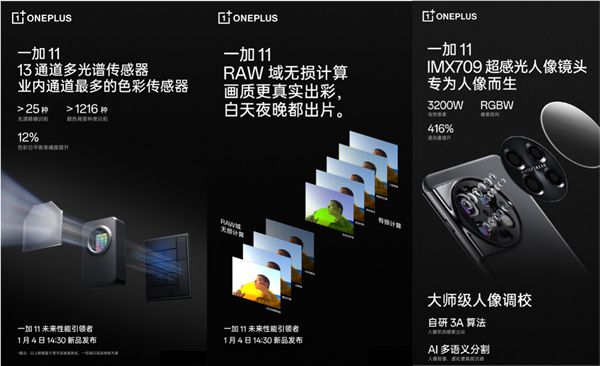 一加 11 哈蘇影像系統全面升級 多項領先技術還原真實色彩