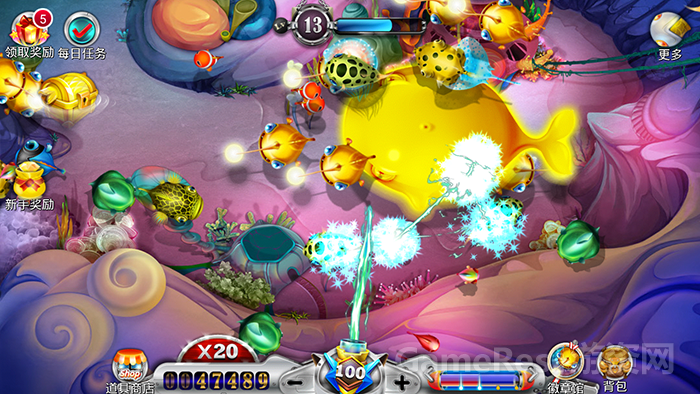 强力爆爽千倍火炮威力，【斗鱼传说（单机版）】寻发行！