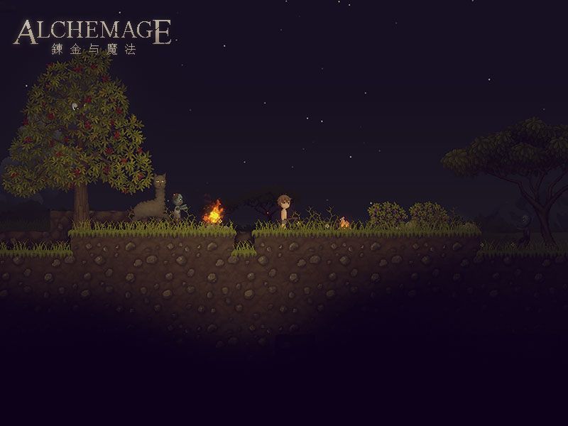 2D沙盒独立游戏《炼金与魔法》（Alchemage）