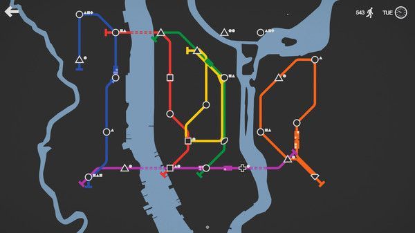 迷你地铁（Mini Metro）