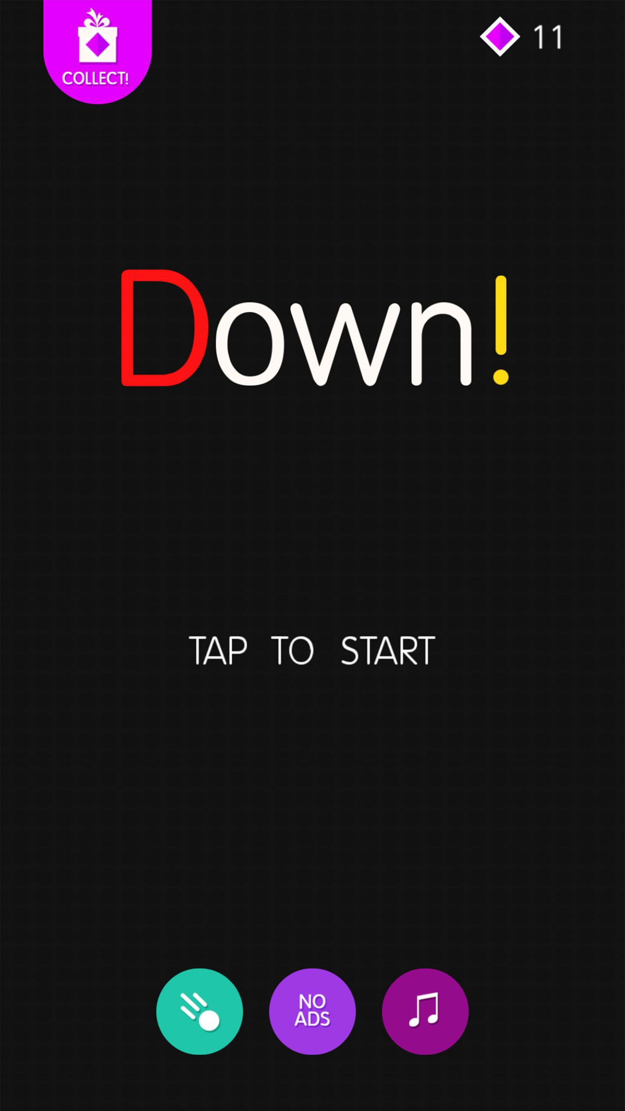 Down！